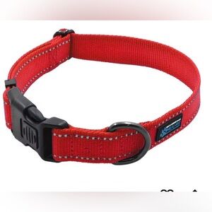 Max & Neo dog  collar - Red Adjustable Pet Collar size medium 19.5”